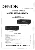 Denon PMA-900V-Service-Manual 